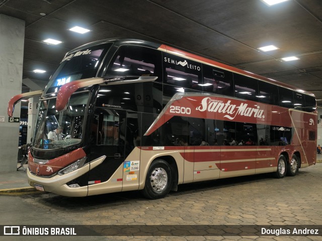 Santa Maria Fretamento e Turismo > Transportes Santa Maria(SP) 2500 na cidade de Belo Horizonte, Minas Gerais, Brasil, por Douglas Andrez. Número da foto: #13227244.