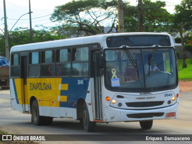 Empresa de Transportes Eunapolitana 2640 na cidade de Eunápolis, Bahia, Brasil, por Eriques  Damasceno. Número da foto: #13228544.