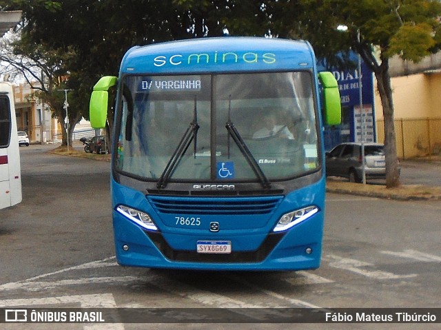 SC Minas Transportes 78625 na cidade de Três Corações, Minas Gerais, Brasil, por Fábio Mateus Tibúrcio. Número da foto: #13227317.