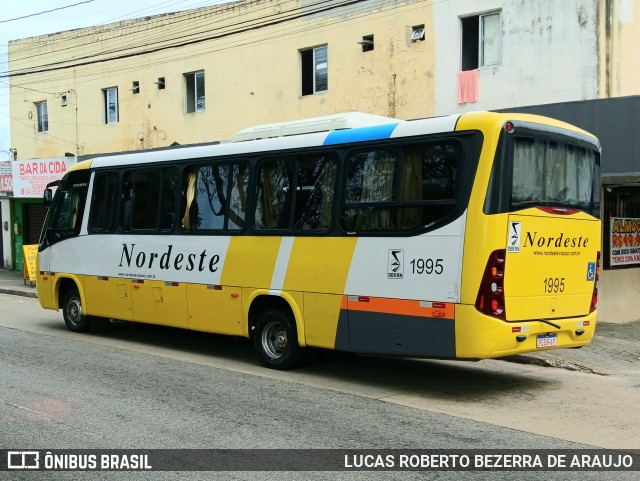 Viação Nordeste 1995 na cidade de Natal, Rio Grande do Norte, Brasil, por LUCAS ROBERTO BEZERRA DE ARAUJO. Número da foto: #13228479.