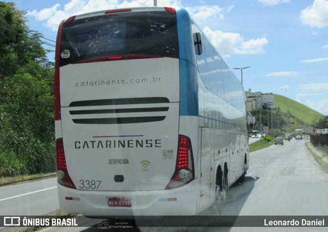 Auto Viação Catarinense 3387 na cidade de Juiz de Fora, Minas Gerais, Brasil, por Leonardo Daniel. Número da foto: #13227282.