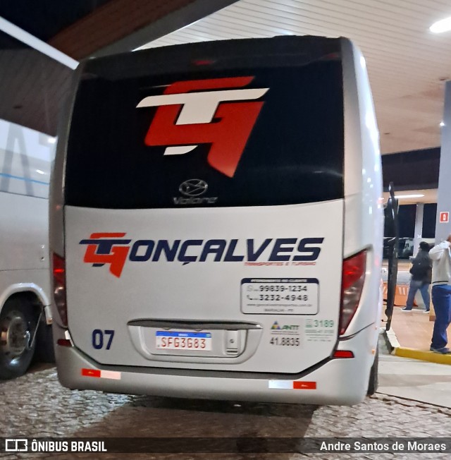 Gonçalves Transportes 07 na cidade de Santa Cruz do Rio Pardo, São Paulo, Brasil, por Andre Santos de Moraes. Número da foto: #13228222.