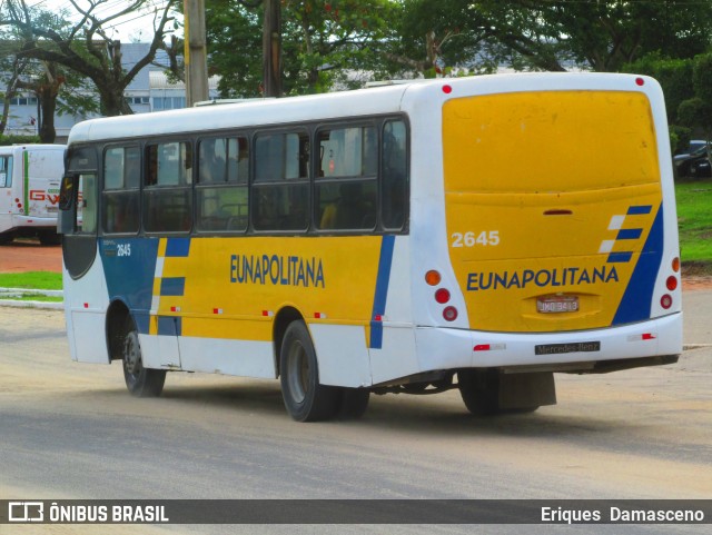 Empresa de Transportes Eunapolitana 2645 na cidade de Eunápolis, Bahia, Brasil, por Eriques  Damasceno. Número da foto: #13228553.