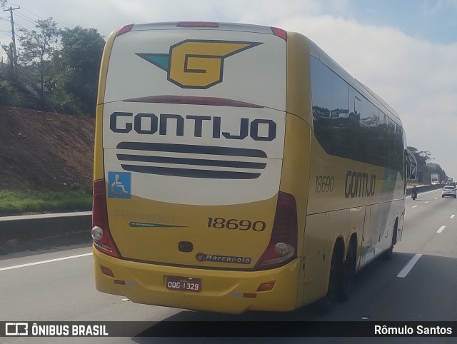 Empresa Gontijo de Transportes 18690 na cidade de Arujá, São Paulo, Brasil, por Rômulo Santos. Número da foto: #13227497.