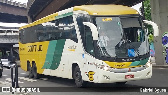 Empresa Gontijo de Transportes 19400 na cidade de Rio de Janeiro, Rio de Janeiro, Brasil, por Gabriel Sousa. Número da foto: #13228523.