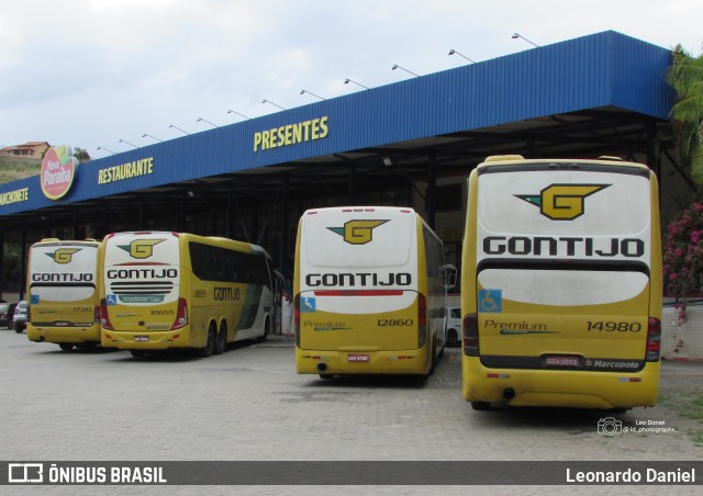Empresa Gontijo de Transportes 14980 na cidade de Paraíba do Sul, Rio de Janeiro, Brasil, por Leonardo Daniel. Número da foto: #13227245.