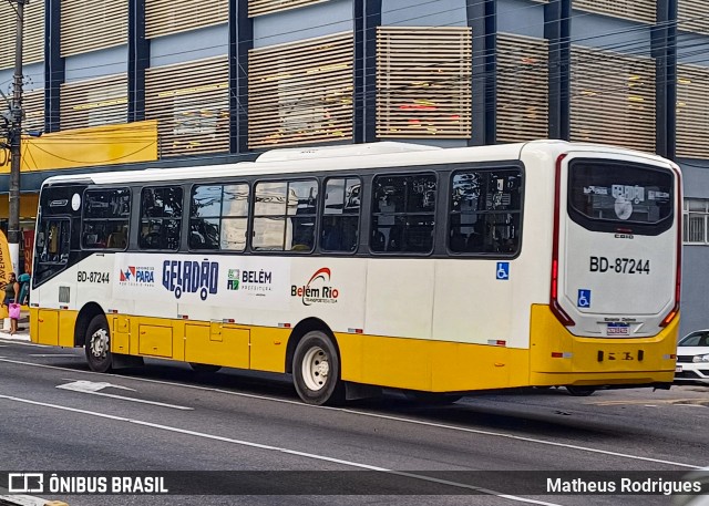 Belém Rio Transportes BD-87244 na cidade de Belém, Pará, Brasil, por Matheus Rodrigues. Número da foto: #13228243.