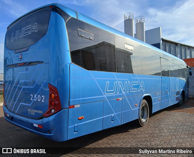 Única Transportes 2502 na cidade de Anápolis, Goiás, Brasil, por Sullyvan Martins Ribeiro. Número da foto: #13227955.
