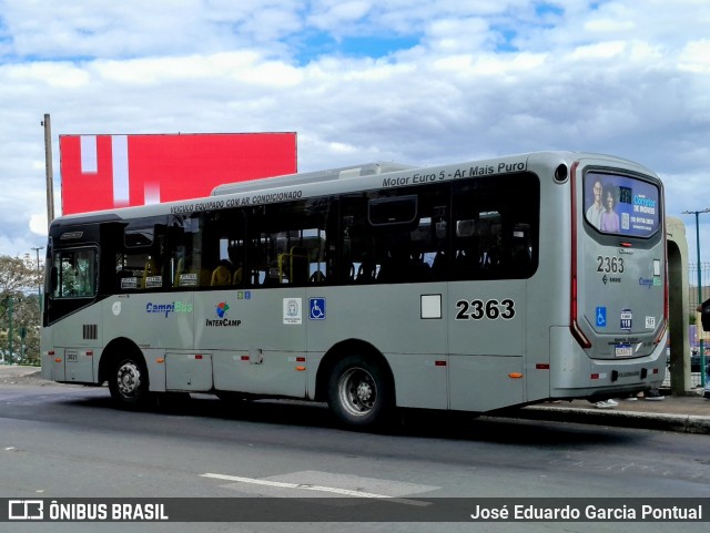 Expresso CampiBus 2363 na cidade de Campinas, São Paulo, Brasil, por José Eduardo Garcia Pontual. Número da foto: #13226769.