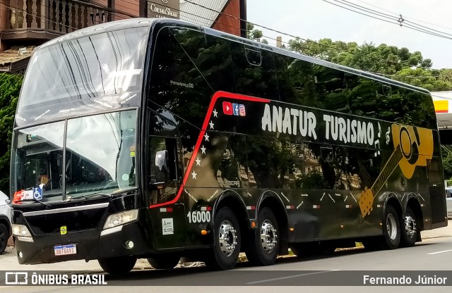 Ana Tur Transporte Turismo 16000 na cidade de Campos do Jordão, São Paulo, Brasil, por Fernando Júnior. Número da foto: #13231260.