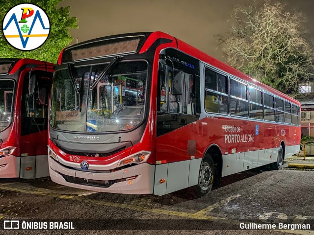 Trevo Transportes Coletivos 1026 na cidade de Porto Alegre, Rio Grande do Sul, Brasil, por Guilherme Bergman. Número da foto: #13229079.