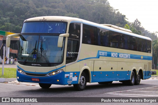Viação Novo Horizonte 1036111 na cidade de Barra do Piraí, Rio de Janeiro, Brasil, por Paulo Henrique Pereira Borges. Número da foto: #13230750.