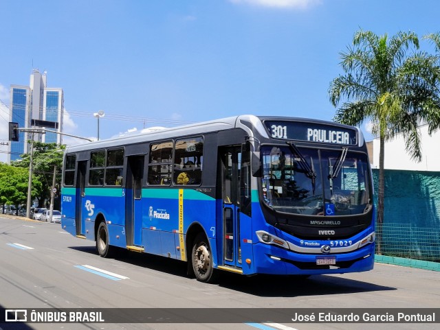 Rápido Sumaré - Piracicaba 57029 na cidade de Piracicaba, São Paulo, Brasil, por José Eduardo Garcia Pontual. Número da foto: #13230007.