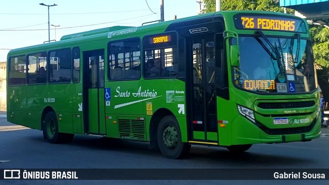 Transportes Santo Antônio RJ 161.129 na cidade de Duque de Caxias, Rio de Janeiro, Brasil, por Gabriel Sousa. Número da foto: #13230079.