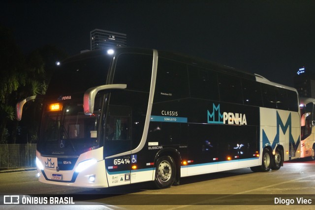 Empresa de Ônibus Nossa Senhora da Penha 65414 na cidade de Curitiba, Paraná, Brasil, por Diogo Viec. Número da foto: #13229802.