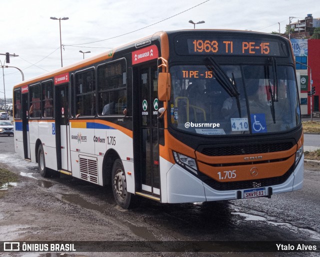 Itamaracá Transportes 1.705 na cidade de Paulista, Pernambuco, Brasil, por Ytalo Alves. Número da foto: #13229409.