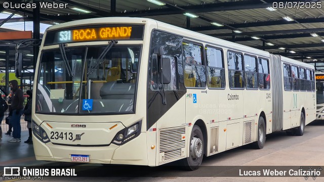 Viação Colombo 23413 na cidade de Curitiba, Paraná, Brasil, por Lucas Weber Calizario. Número da foto: #13228843.