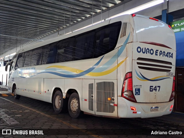 Viação Ouro e Prata 647 na cidade de Belém, Pará, Brasil, por Adriano Castro. Número da foto: #13231555.