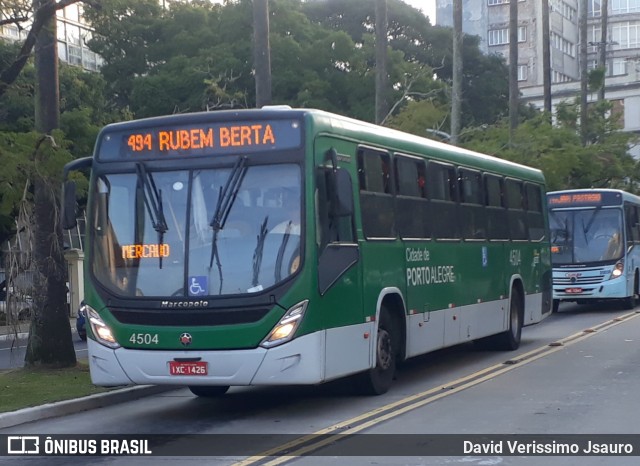 VAP - Viação Alto Petrópolis 4504 na cidade de Porto Alegre, Rio Grande do Sul, Brasil, por David Verissimo Jsauro. Número da foto: #13229918.