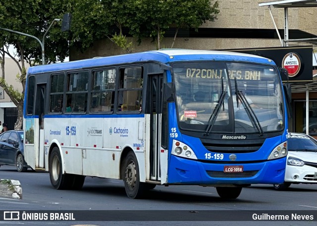 Viação Flecha Branca 15-159 na cidade de Cachoeiro de Itapemirim, Espírito Santo, Brasil, por Guilherme Neves. Número da foto: #13231066.