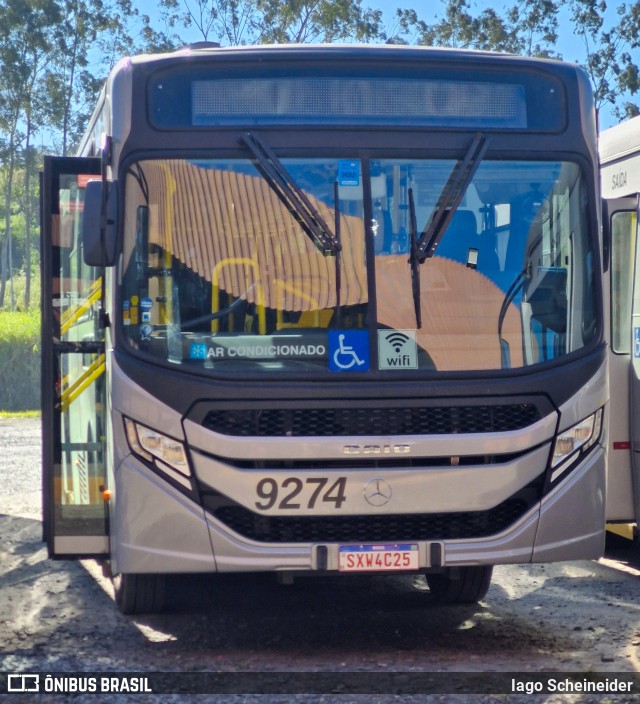 BluMob - Concessionária de Transporte Urbano de Blumenau 9274 na cidade de Blumenau, Santa Catarina, Brasil, por Iago Scheineider. Número da foto: #13230066.