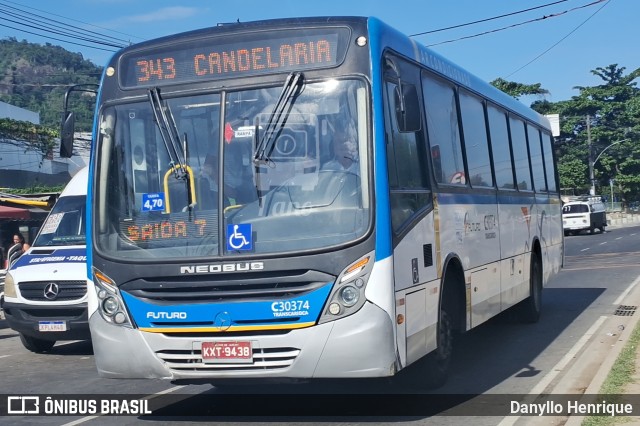 Transportes Futuro C30374 na cidade de Rio de Janeiro, Rio de Janeiro, Brasil, por Danyllo Henrique. Número da foto: #13230046.