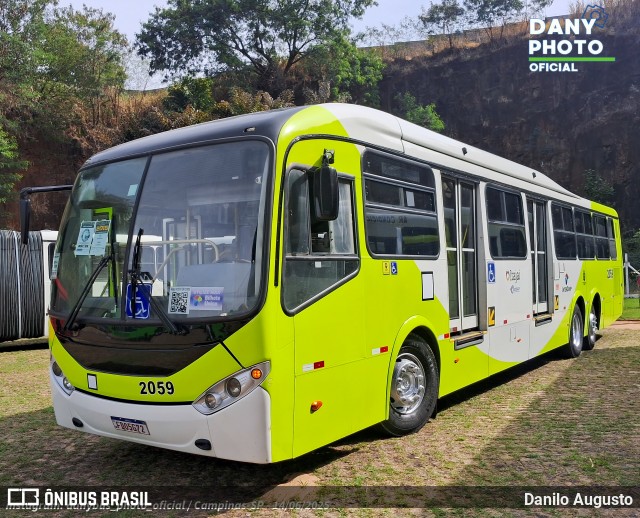 Itajaí Transportes Coletivos 2059 na cidade de Campinas, São Paulo, Brasil, por Danilo Augusto. Número da foto: #13229145.