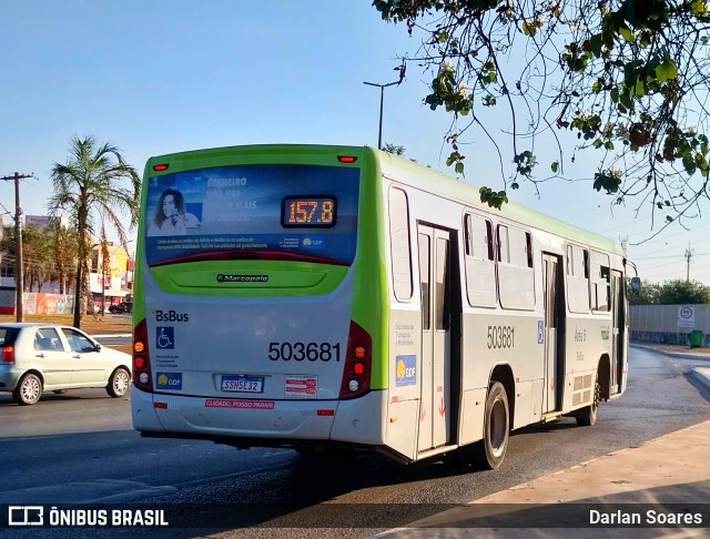 BsBus Mobilidade 503681 na cidade de Guará, Distrito Federal, Brasil, por Darlan Soares. Número da foto: #13228992.