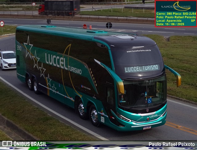 Luccel Transporte e Turismo 390 na cidade de Aparecida, São Paulo, Brasil, por Paulo Rafael Peixoto. Número da foto: #13229348.