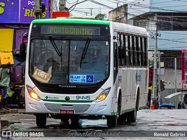 Viação Modelo 9445 na cidade de Aracaju, Sergipe, Brasil, por Ronald Gabriel. Número da foto: #13229435.