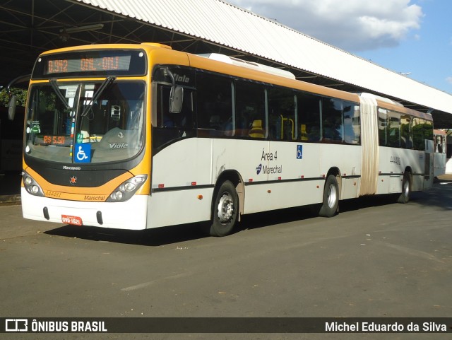 Auto Viação Marechal Brasília 44448-1 na cidade de Taguatinga, Distrito Federal, Brasil, por Michel Eduardo da Silva. Número da foto: #13228938.