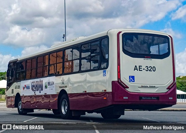 Transurb AE-320 na cidade de Belém, Pará, Brasil, por Matheus Rodrigues. Número da foto: #13230986.