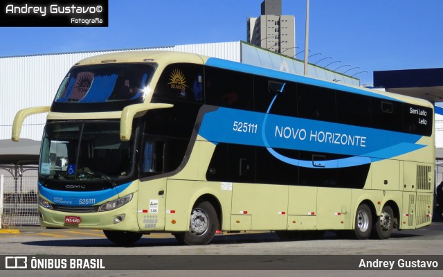 Viação Novo Horizonte 525111 na cidade de Goiânia, Goiás, Brasil, por Andrey Gustavo. Número da foto: #13229441.