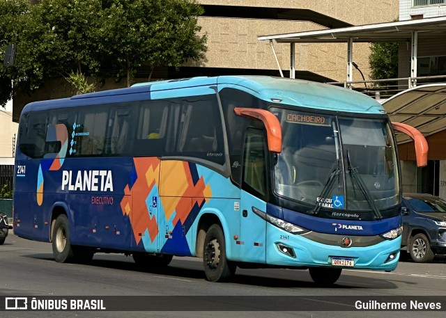 Planeta Transportes Rodoviários 2141 na cidade de Cachoeiro de Itapemirim, Espírito Santo, Brasil, por Guilherme Neves. Número da foto: #13231092.