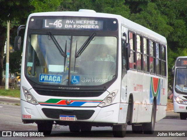 Transnacional Transportes Urbanos 08096 na cidade de Natal, Rio Grande do Norte, Brasil, por John Herbert. Número da foto: #13231097.