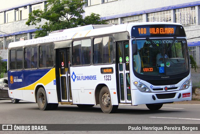Viação Sul Fluminense 1323 na cidade de Volta Redonda, Rio de Janeiro, Brasil, por Paulo Henrique Pereira Borges. Número da foto: #13230885.