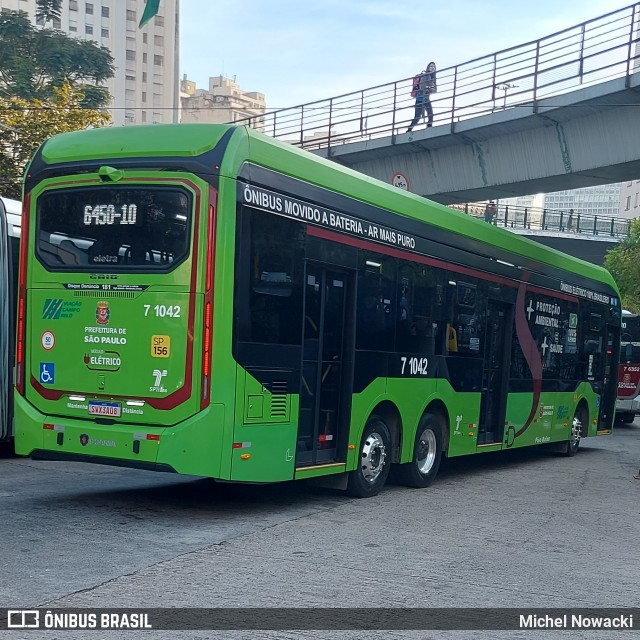 Viação Campo Belo 7 1042 na cidade de São Paulo, São Paulo, Brasil, por Michel Nowacki. Número da foto: #13229860.