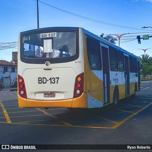 Belém Rio Transportes BD-137 na cidade de Belém, Pará, Brasil, por Ryan Roberto. Número da foto: #13230861.