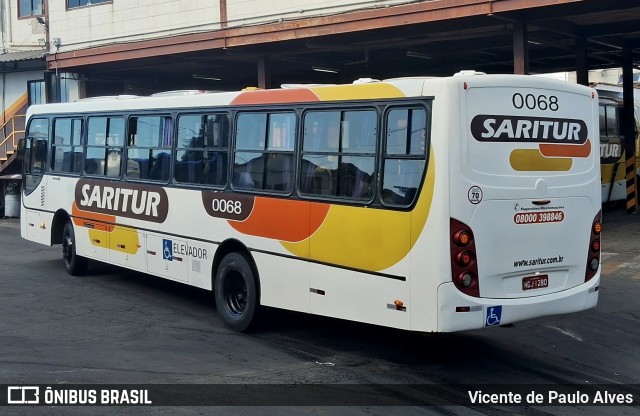 Saritur - Santa Rita Transporte Urbano e Rodoviário 0068 na cidade de Belo Horizonte, Minas Gerais, Brasil, por Vicente de Paulo Alves. Número da foto: #13229599.