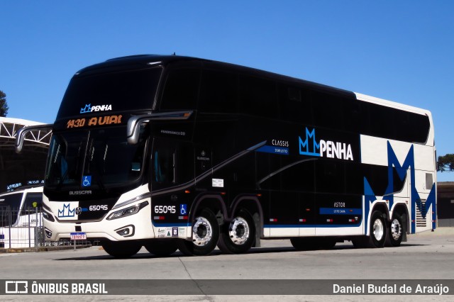 Empresa de Ônibus Nossa Senhora da Penha 65095 na cidade de Curitiba, Paraná, Brasil, por Daniel Budal de Araújo. Número da foto: #13231562.