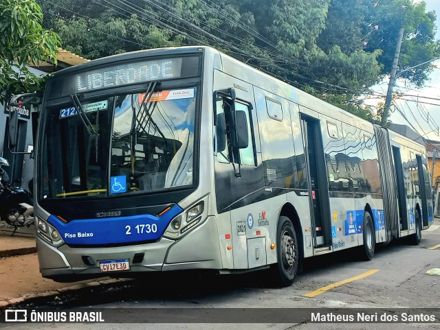 Sambaíba Transportes Urbanos 2 1730 na cidade de São Paulo, São Paulo, Brasil, por Matheus Neri dos Santos. Número da foto: #13230714.