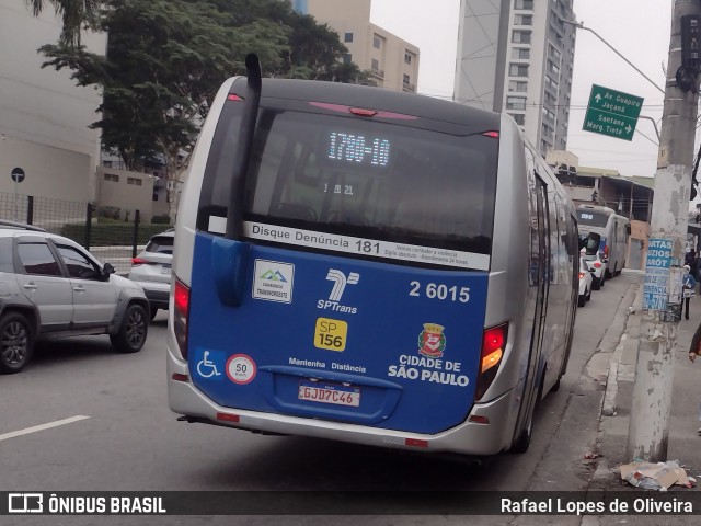 Transcooper > Norte Buss 2 6015 na cidade de São Paulo, São Paulo, Brasil, por Rafael Lopes de Oliveira. Número da foto: #13187120.