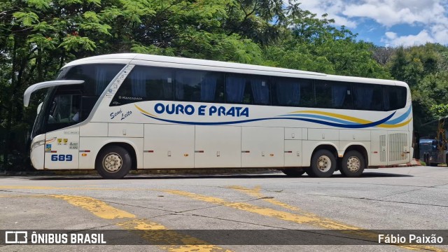 Viação Ouro e Prata 689 na cidade de São Paulo, São Paulo, Brasil, por Fábio Paixão. Número da foto: #13186491.