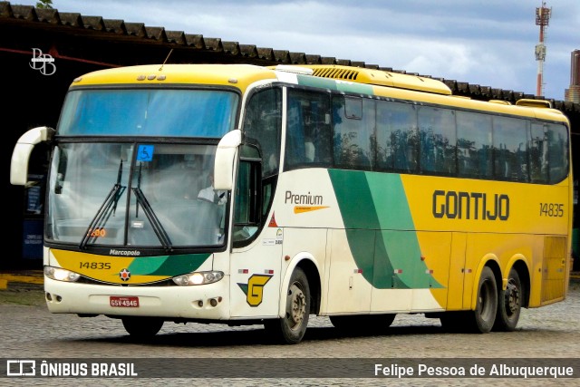Empresa Gontijo de Transportes 14835 na cidade de Vitória da Conquista, Bahia, Brasil, por Felipe Pessoa de Albuquerque. Número da foto: #13186888.