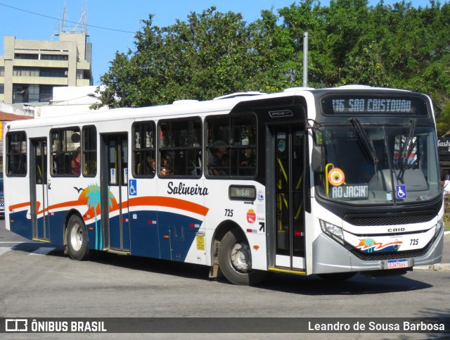 Auto Viação Salineira 725 na cidade de Cabo Frio, Rio de Janeiro, Brasil, por Leandro de Sousa Barbosa. Número da foto: #13184220.