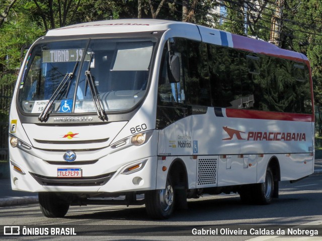 Viação Piracicabana 860 na cidade de São Bernardo do Campo, São Paulo, Brasil, por Gabriel Oliveira Caldas da Nobrega. Número da foto: #13185619.