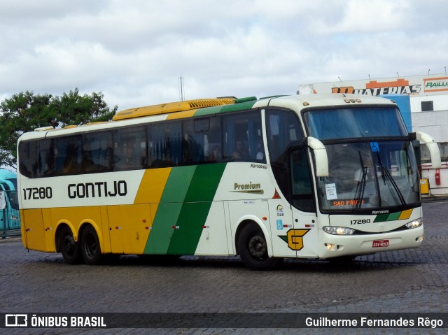 Empresa Gontijo de Transportes 17280 na cidade de Feira de Santana, Bahia, Brasil, por Guilherme Fernandes Rêgo. Número da foto: #13184987.