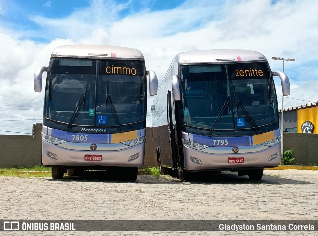Rota Transportes Rodoviários 7805 na cidade de Aracaju, Sergipe, Brasil, por Gladyston Santana Correia. Número da foto: #13184080.