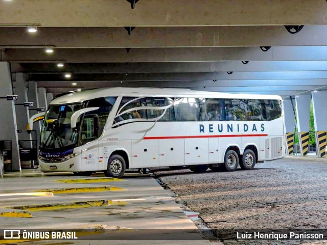Reunidas Transportes Coletivos 34800 na cidade de Joinville, Santa Catarina, Brasil, por Luiz Henrique Panisson. Número da foto: #13184441.