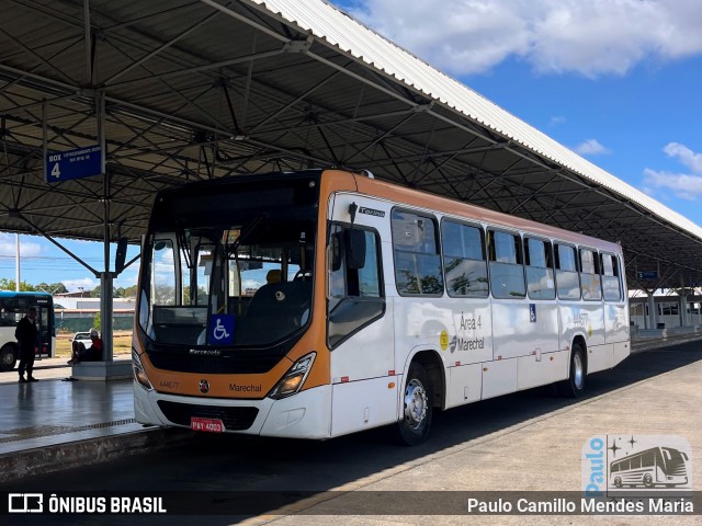 Auto Viação Marechal Brasília 444677 na cidade de Riacho Fundo II, Distrito Federal, Brasil, por Paulo Camillo Mendes Maria. Número da foto: #13184406.